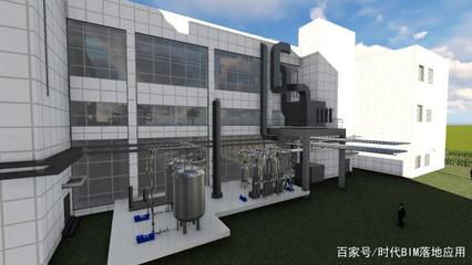 四川時代BIM實在應用 201制藥車間建筑與機電建模渲染欣賞